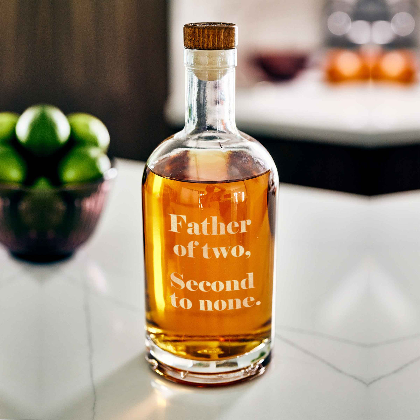 Father's Day Decanter "Father of 2"