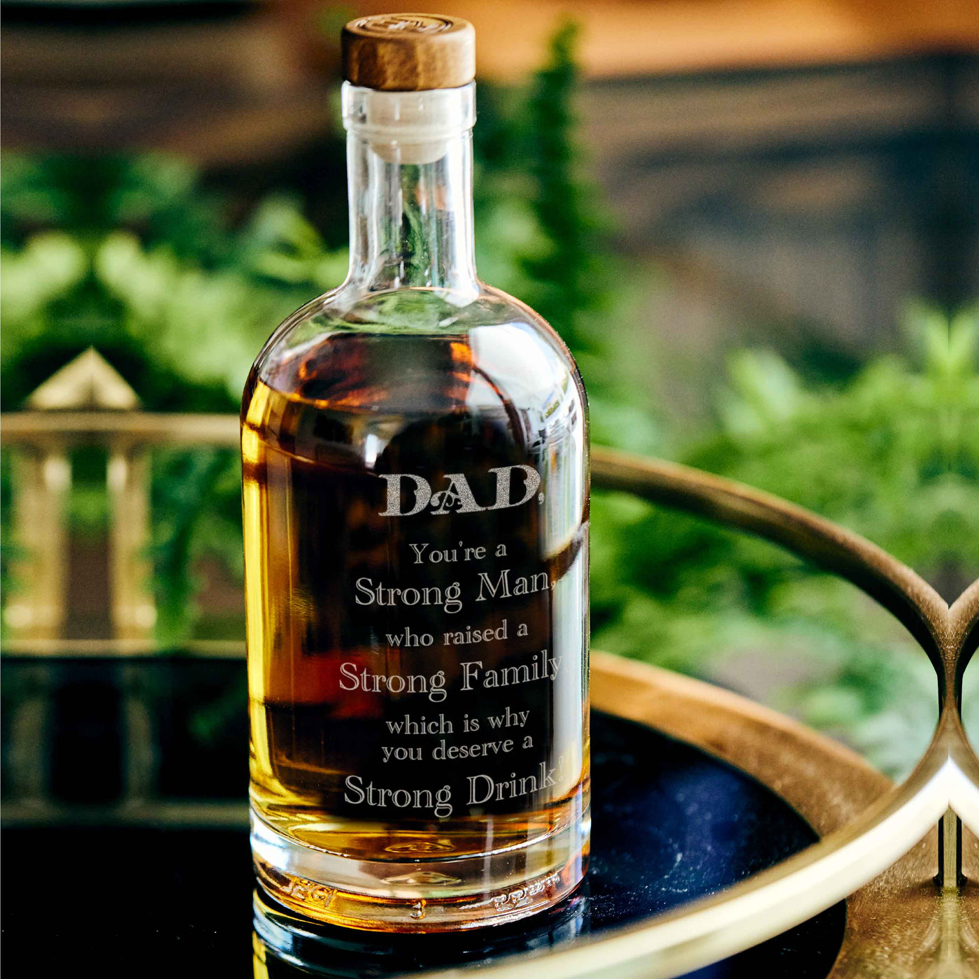 Father's Day Decanter "Strong Dad"