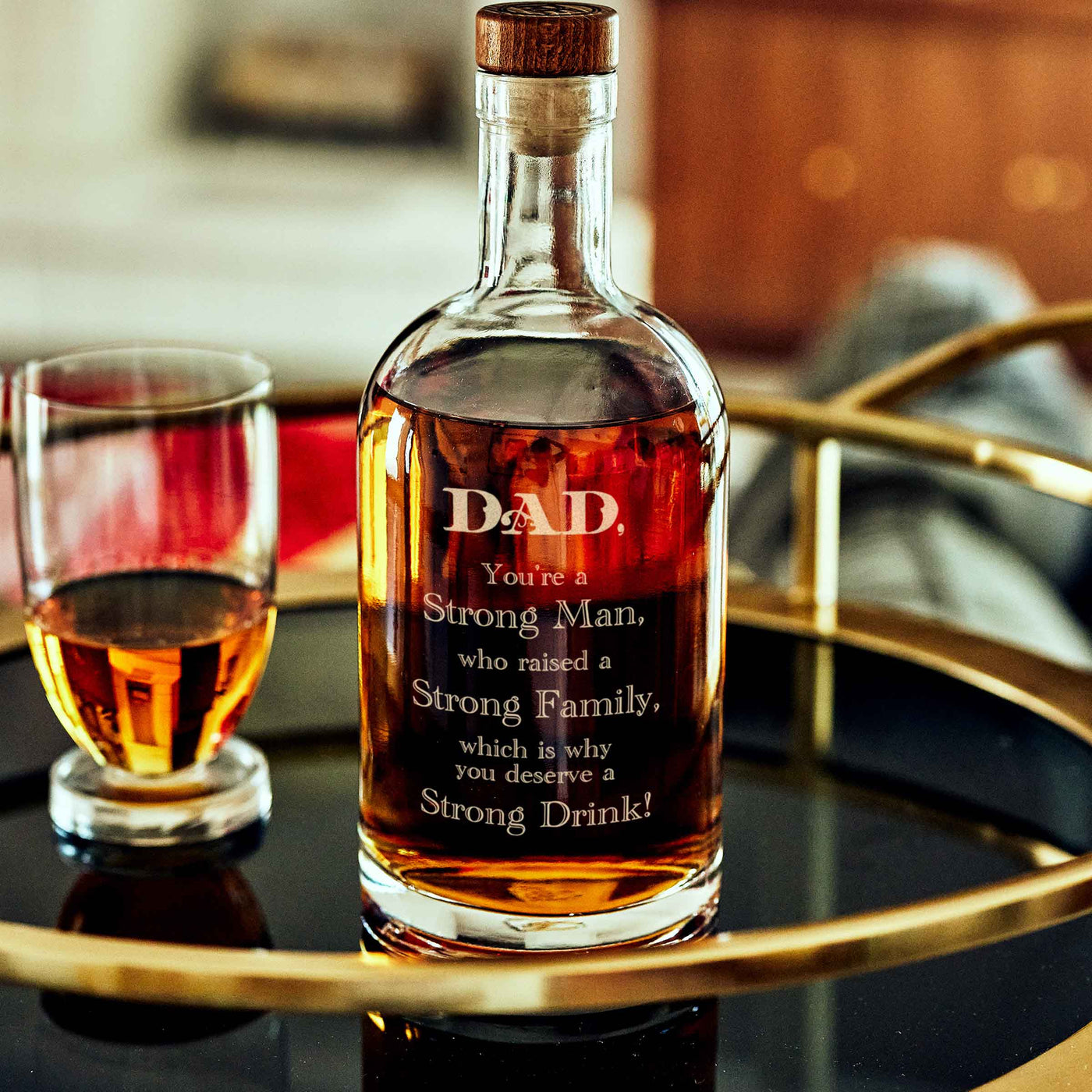 Father's Day Decanter "Strong Dad"